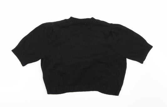 Damart Womens Black Pullover Jumper Size 12