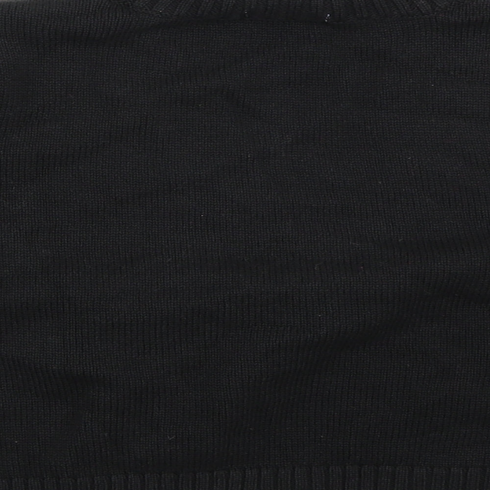 Brand and care label for Damart women’s black jumper, size UK 12