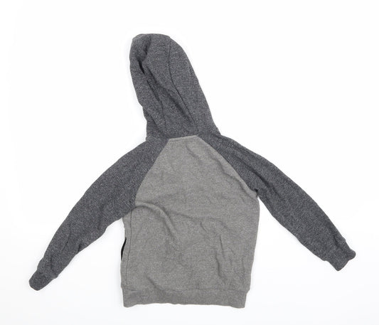 Nutmeg Boys Grey Full Zip Hoodie Size 5-6 Years