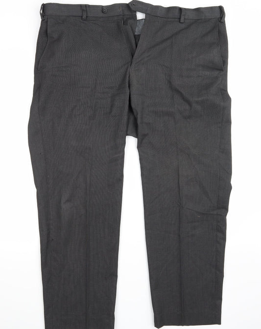 Marks and Spencer Womens Black Trousers Size 40 L27.5 in
