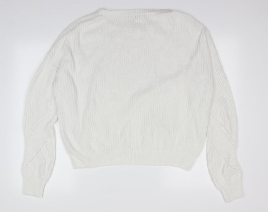 M&S Womens Ivory Pullover Jumper Size M