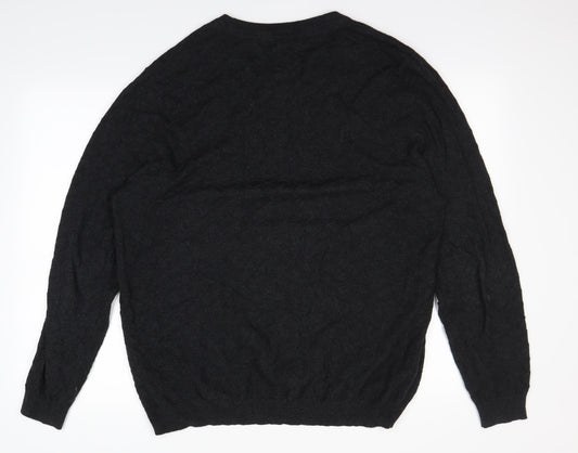 Hammond & Co Mens Black Pullover Sweatshirt Size L
