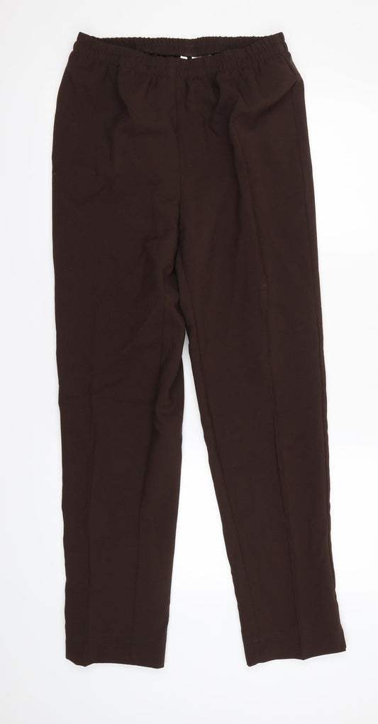 Preworn Womens Brown Dress Pants Trousers Size S L28 in