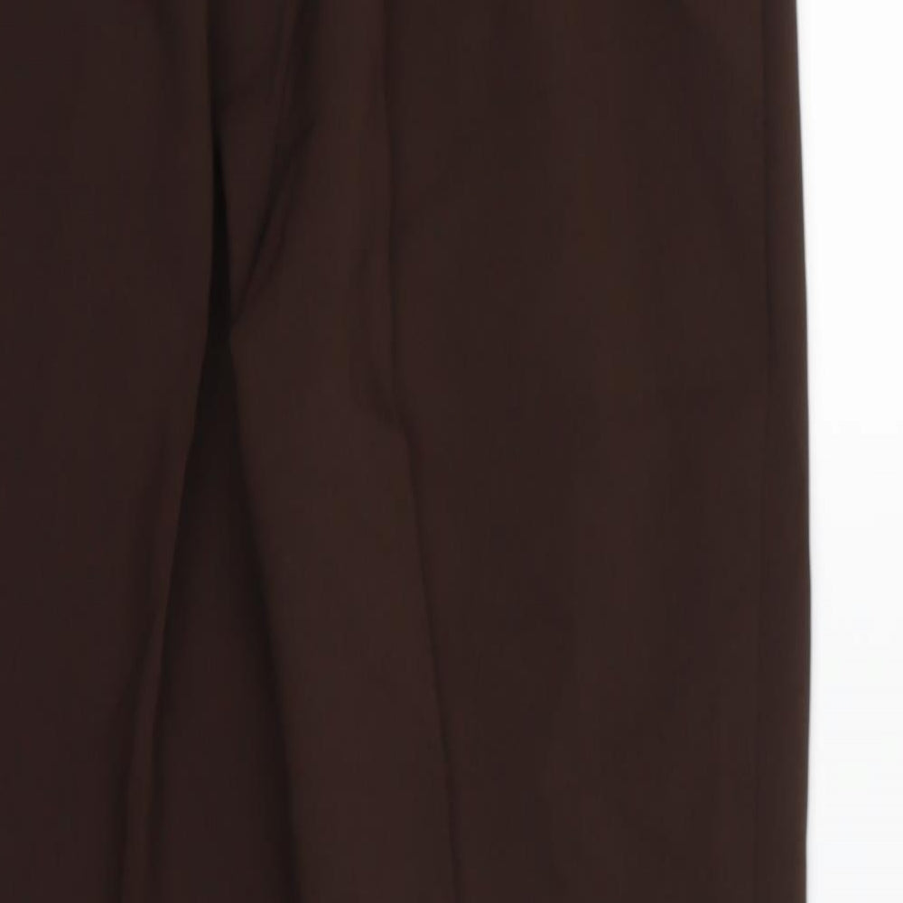 Preworn Womens Brown Dress Pants Trousers Size S L28 in