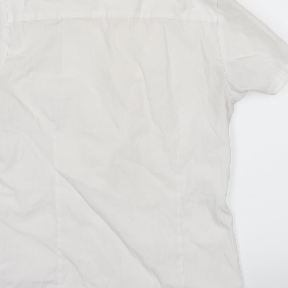 smart start Boys White Basic Button-Up Size 11-12 Years