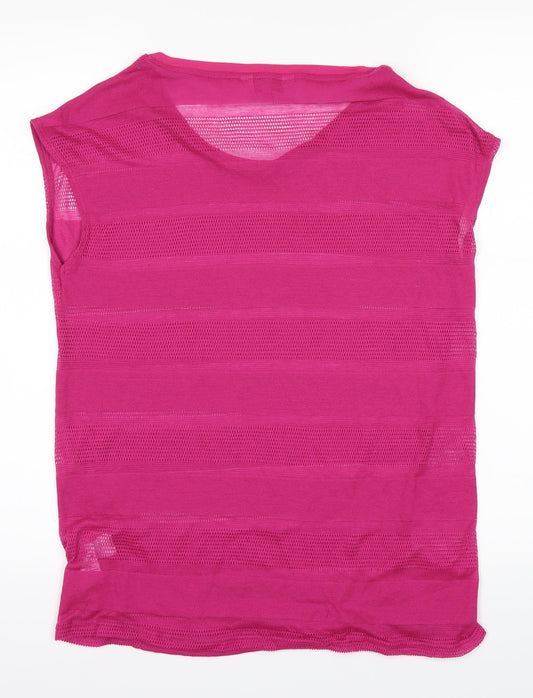 NEXT Womens Pink Tunic Tank Size 8 - See Through