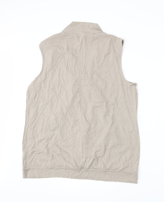 Marks and Spencer Womens Beige Basic Tank Size 18