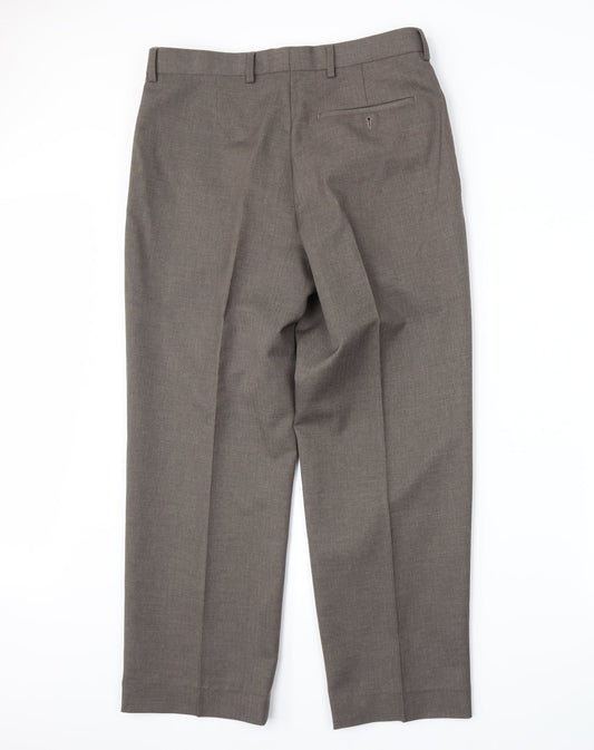 Greenwoods Womens Brown Trousers Size 32 L28 in