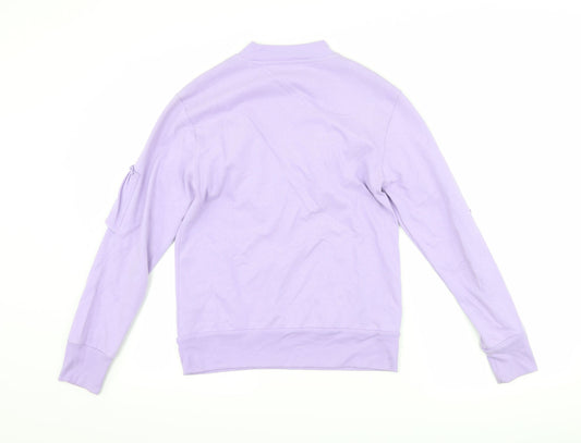 Topshop Womens Purple Pullover Sweatshirt Size 8
