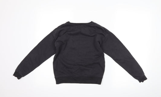 Primark Girls Grey Pullover Sweatshirt Size 9-10 Years - slogan