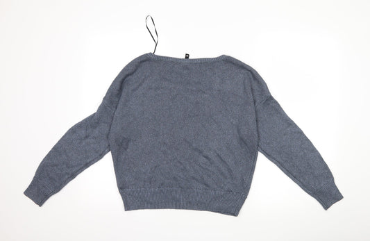 H&M Womens Blue Pullover Jumper Size M