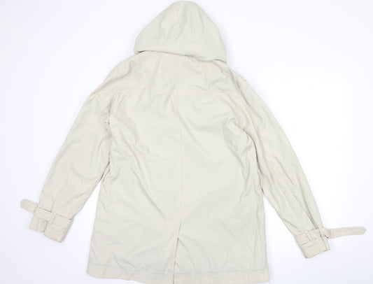 sea harbour Womens Beige Overcoat Coat Size XS
