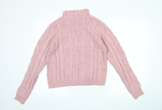 Very Womens Pink Pullover Jumper Size 12