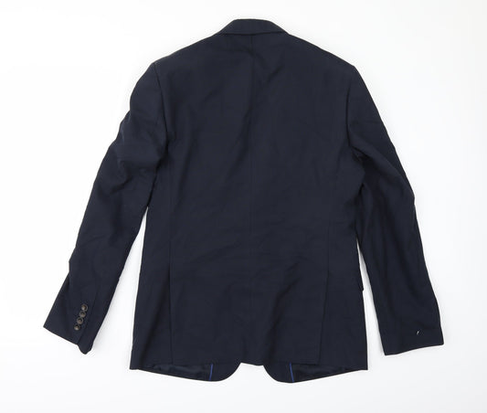 Marks and Spencer Mens Blue Jacket Suit Jacket Size 38