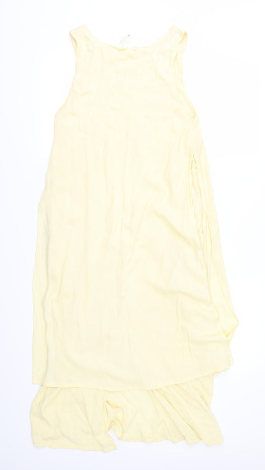 Preworn Womens Yellow Sheath Size S