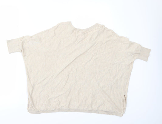 Sweet Romeo Womens Beige Pullover Jumper Size S