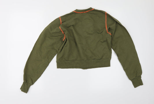 ASOS Womens Green Pullover Sweatshirt Size 6