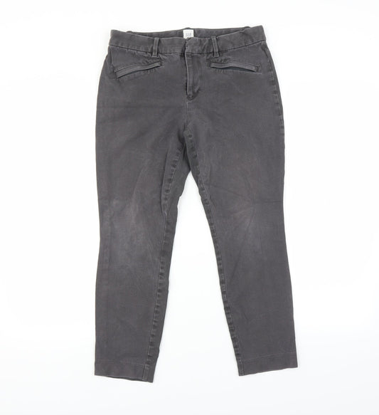 Gap Womens Grey Chino Trousers Size 8 L24 in