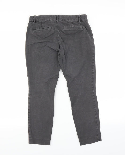 Gap Womens Grey Chino Trousers Size 8 L24 in