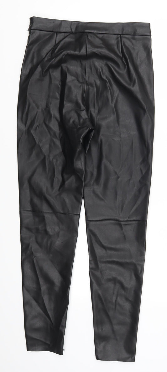 Zara Womens Black Trousers Size S L27 in