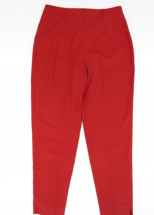 Gregory Pat Womens Red Trousers Size 16 L28 in