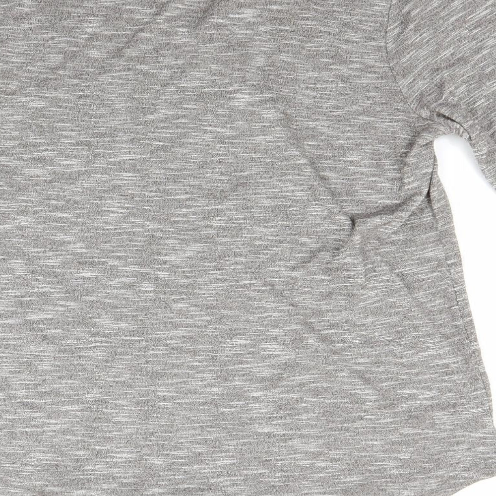 Brand and care label for Papaya women’s grey jumper, size UK 16