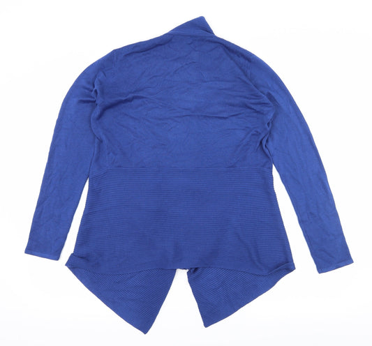 Soon Womens Blue Knit Cardigan Jumper Size 10