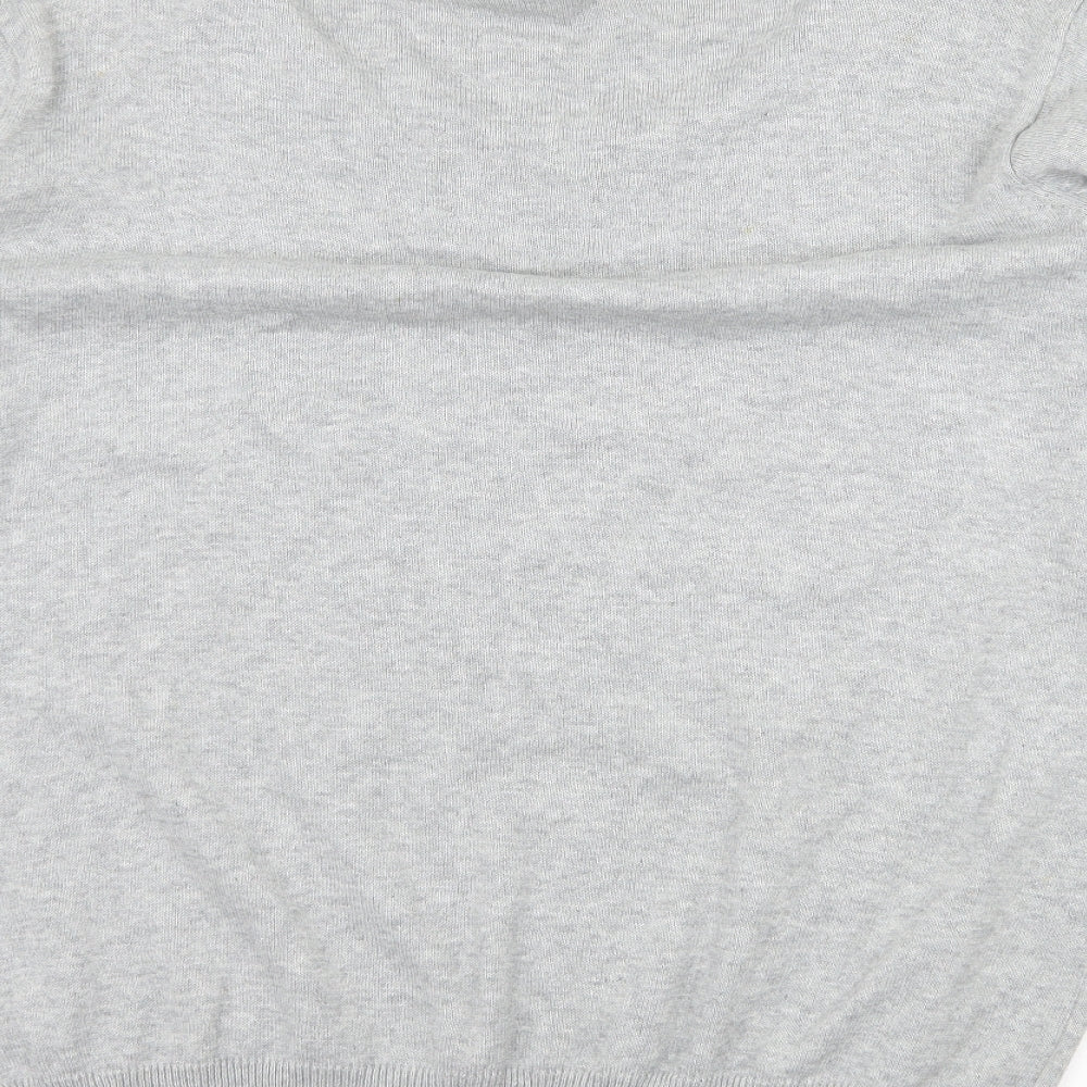 Brand and care label for AJC women’s grey knit jumper, size UK 18