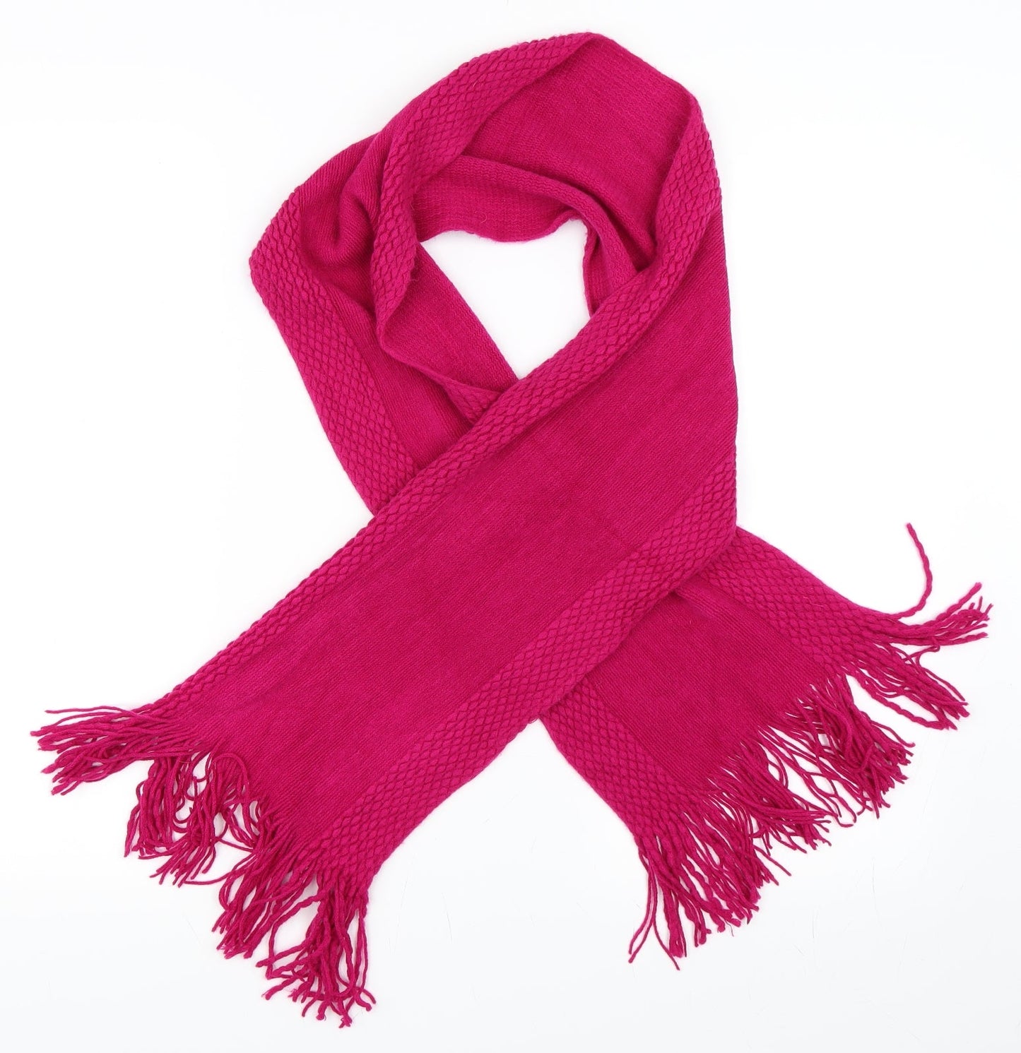 Preworn Womens Pink Scarf