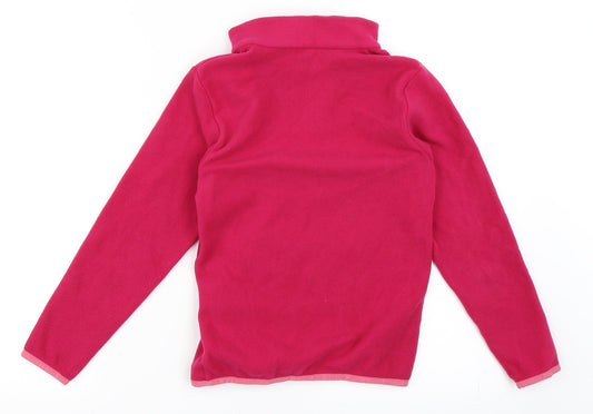 Odlo Girls Pink Henley Sweatshirt Size S