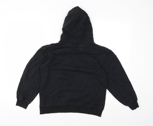 Bon Prix Boys Black Jersey Pullover Hoodie Size 12-13 Years