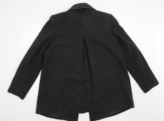 F&F Womens Grey Overcoat Coat Size 16