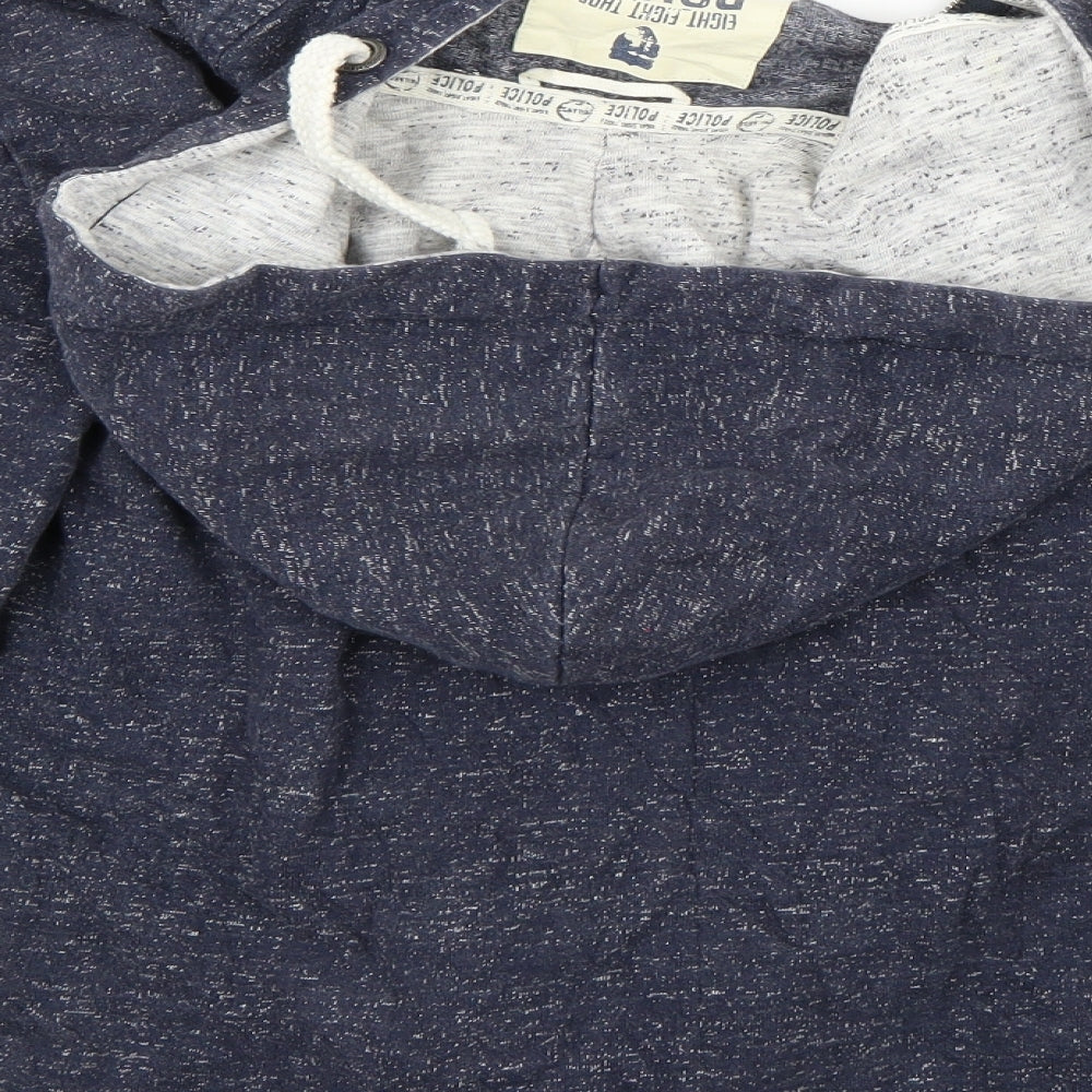 Police Womens Blue Full Zip Hoodie