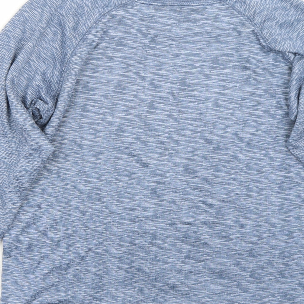 Jaclyn Intimates Womens Blue Pullover Jumper Size S
