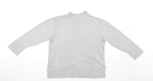 Marks and Spencer Womens Grey Pullover Jumper Size 14