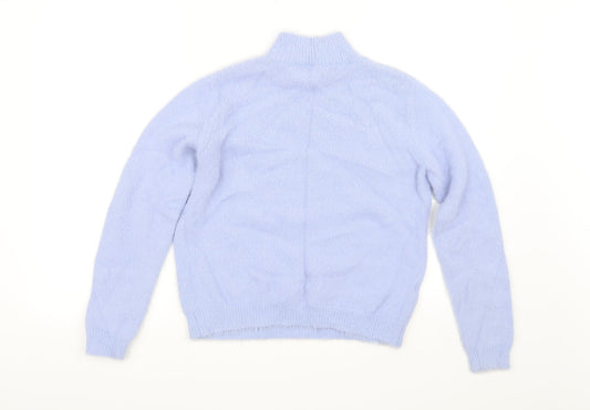 ming Womens Purple Pullover Jumper Size S