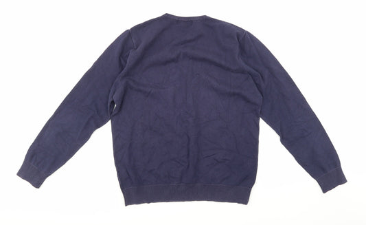 Burton Mens Blue Knit Pullover Jumper Size M