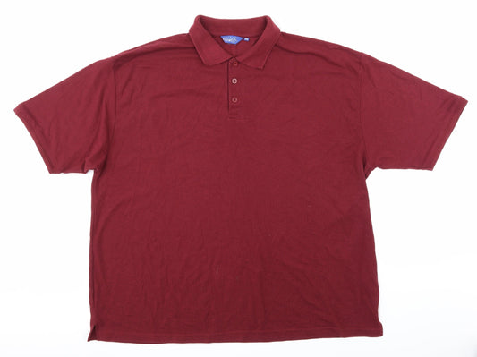 Mandate Mens Purple Polo Size 2XL