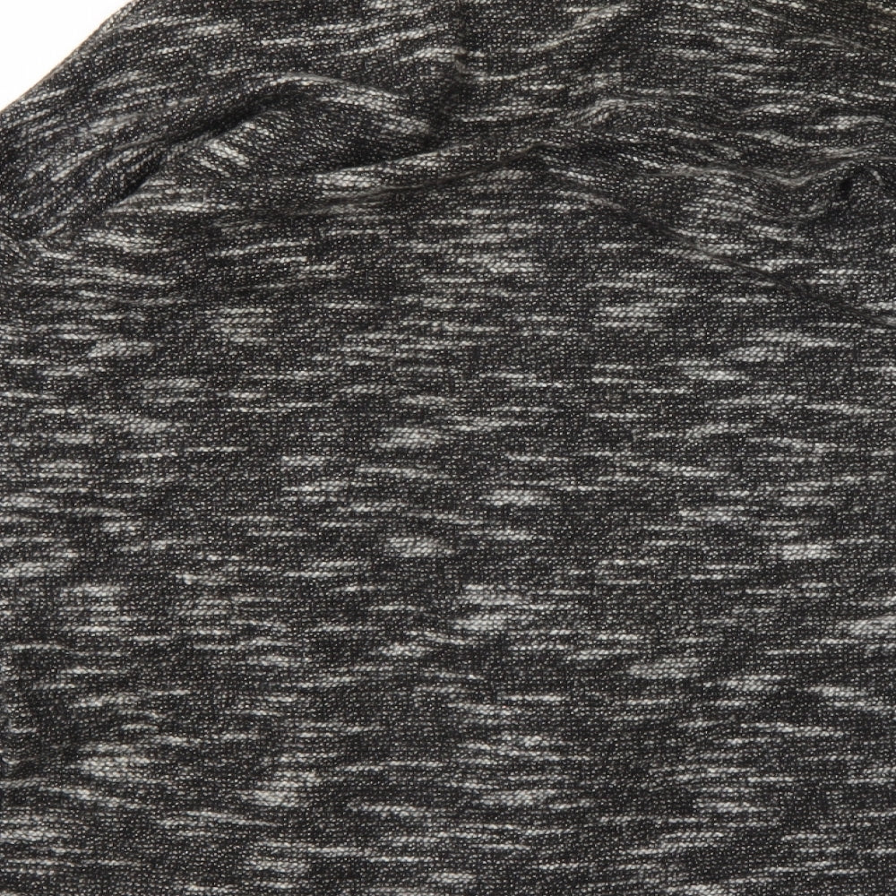 Papaya Womens Black Knit Jacket Coatigan Size M