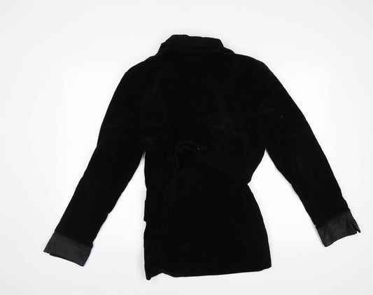 modele Womens Black Overcoat Coat Size 12
