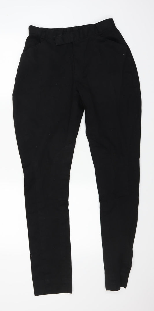 Preworn Mens Black Straight Jeans Size 26 in L27 in