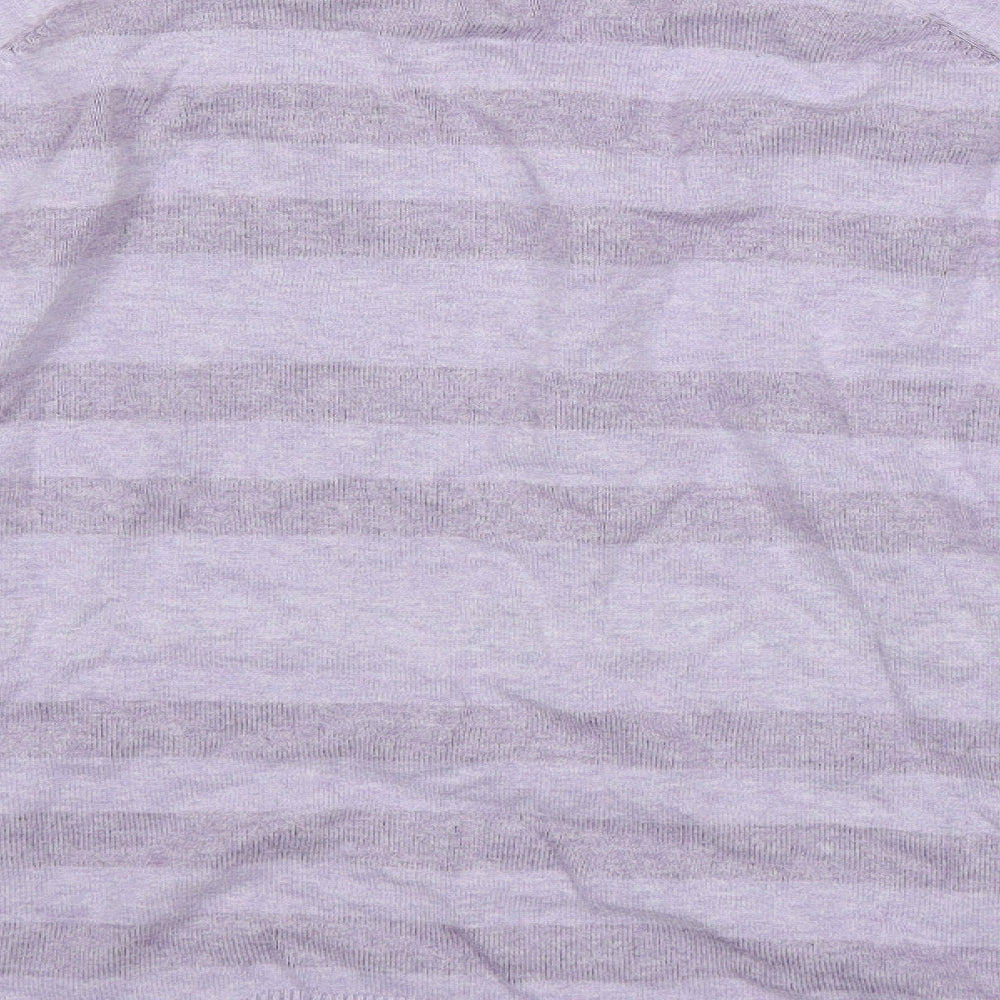 Merrell Womens Purple Striped Pullover Jumper Size 14
