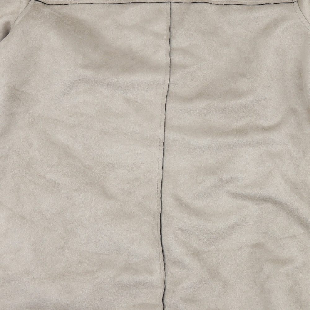 New Look Womens Brown Overcoat Coat Size 12