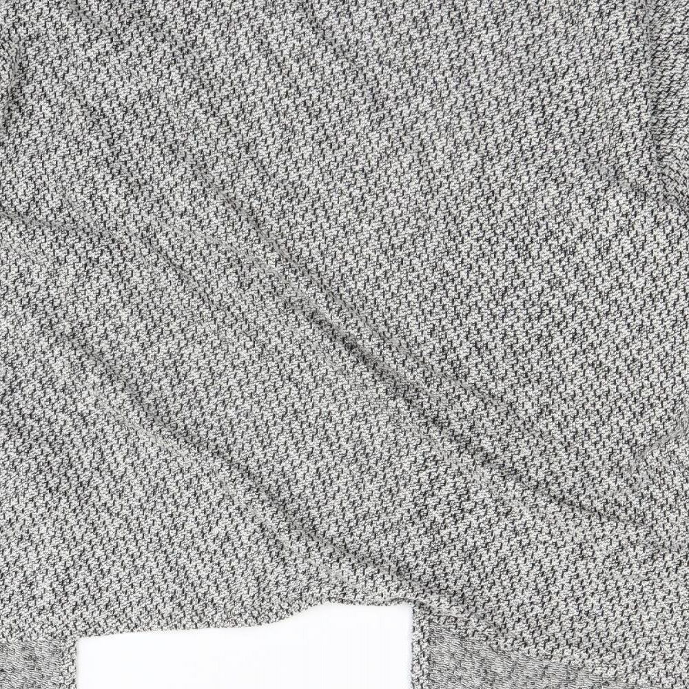 Brand and care label for Divided women’s black cardigan jumper, size M