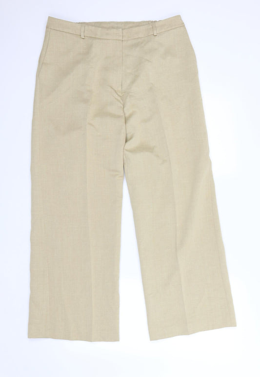 Special Collection Womens Beige Dress Pants Trousers Size 14 L30 in