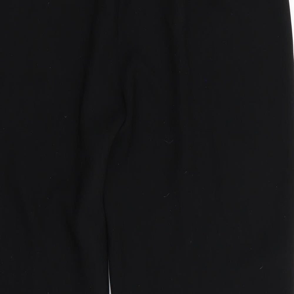 Brand and care label for BHS women’s black dress pants trousers, size UK 18, 28-inch leg
