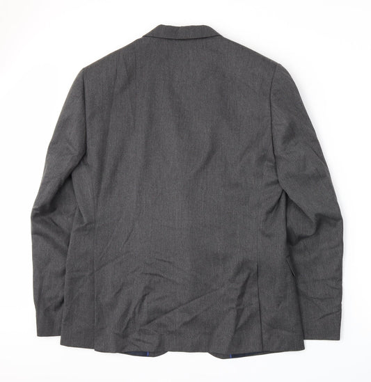 Marks and Spencer Mens Grey Jacket Suit Jacket Size L