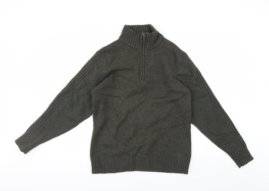 Avenue Mens Green Pullover Jumper Size M