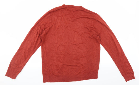 Hutson Harbour Mens Brown Pullover Jumper Size L