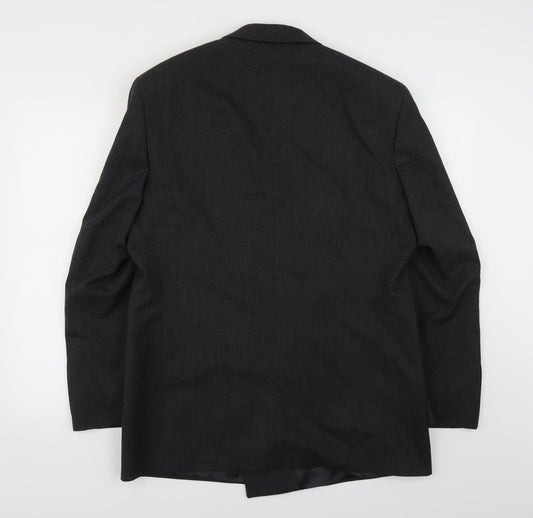 Preworn Mens Grey Jacket Suit Jacket Size 40